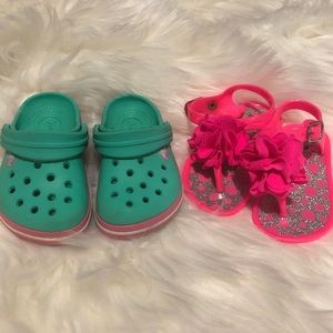 GUC - Toddler Girl’s Sandal Lot - Size 4-5